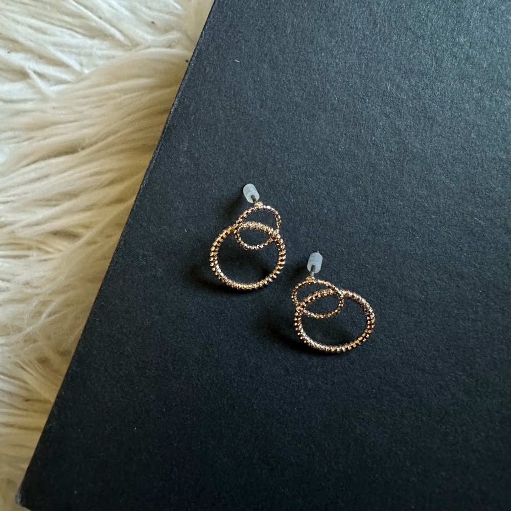 EUC golden drop earrings